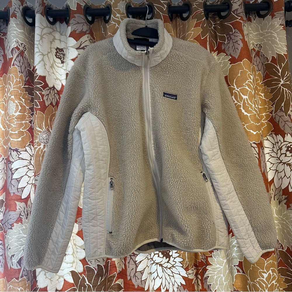 Patagonia Sherpa Zip Up Sweatshirt Jacket